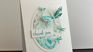 Stamping with embossing folders