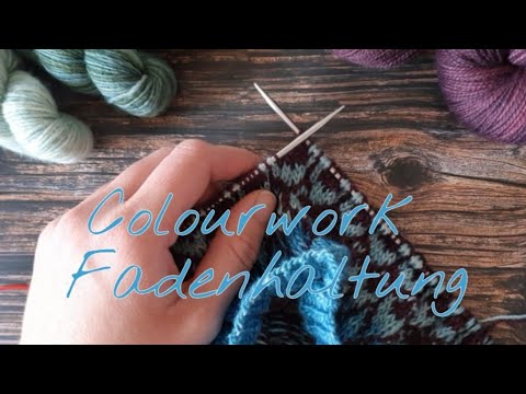 STRICKFINGERHUT für Fair Isle und Norweger, Farbig stricken