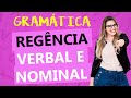 Regncia verbal e nominal regras  profa pamba