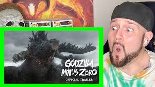 GODZILLA MINUS ZERO - Official Trailer REACTION | IMAX | King Ghidorah