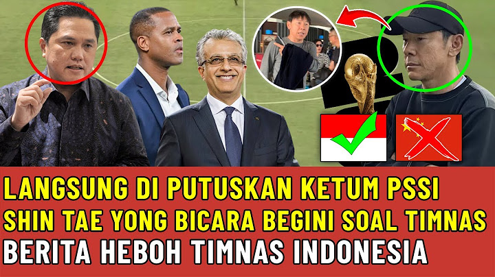 🔴LANGSUNG DI PUTUSKAN KETUM PSSI ERICK THOHIR !! SHIN TAE YONG BICARA BEGINI SOAL TIMNAS INDONESIA