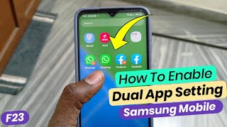 samsung mobile dual apps settings | samsung mobile me do app kaise chalye | dual app settings f23 5g