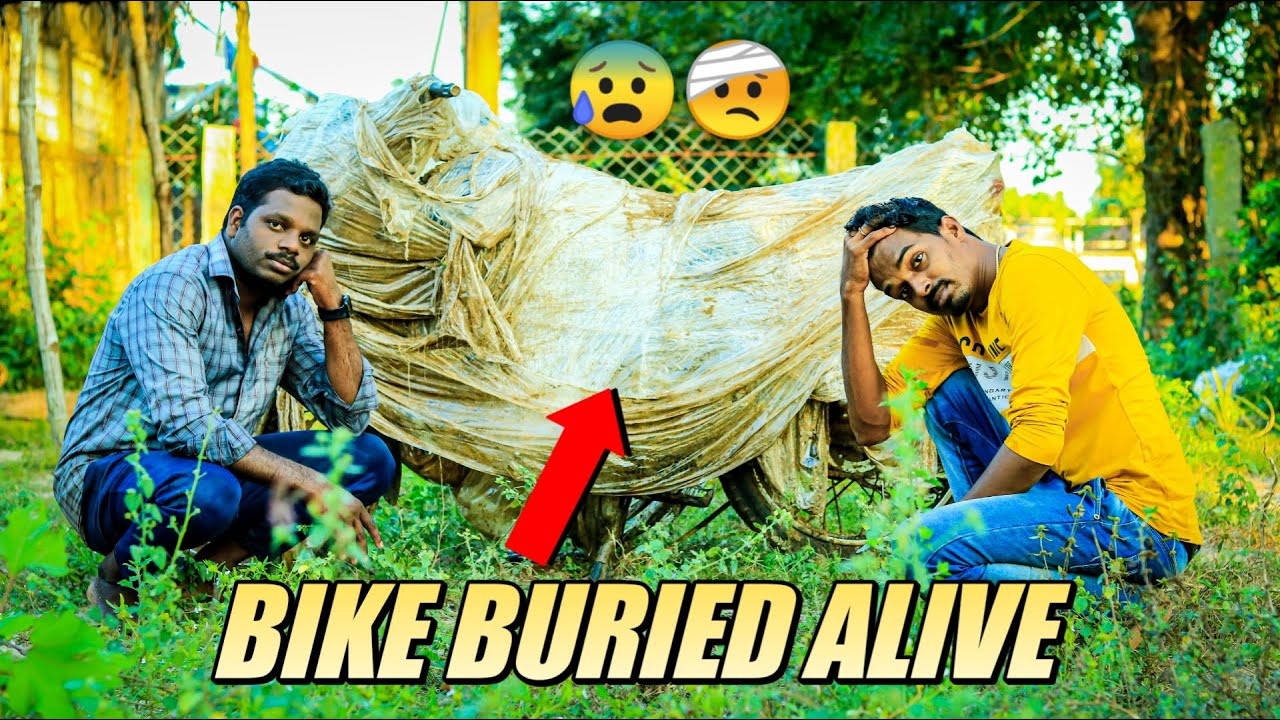 Underground Bike After 3 Month | Polythene Save My Bike.?? | Buried Alive