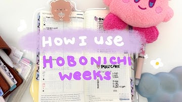 how i use hobonichi weeks (functional)  ♡