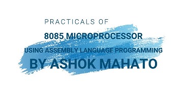 8085 MICROPROCESSOR || PRACTICAL SESSION || INFINEDU ||