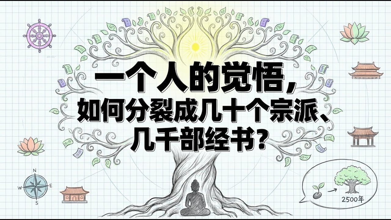 佛学全景地图 | 2500年宗派经典一期讲透 | 王利杰认知系列