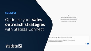 Optimize your sales outreach strategies with Statista Connect