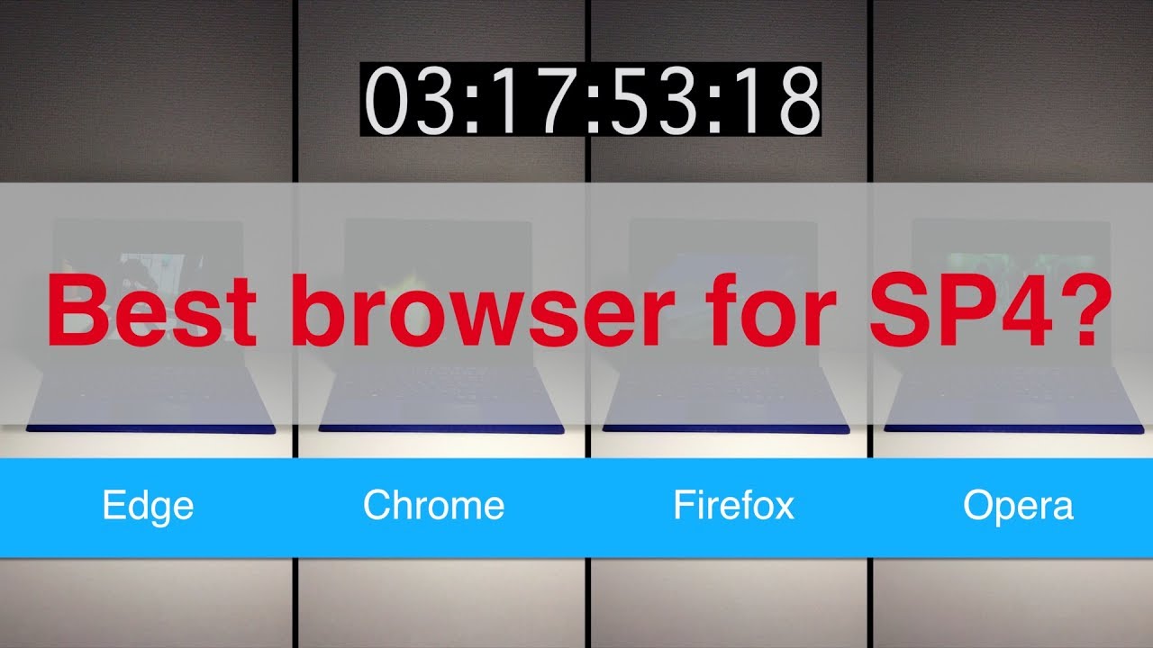Is Edge the best for the Surface Pro 4 battery life?