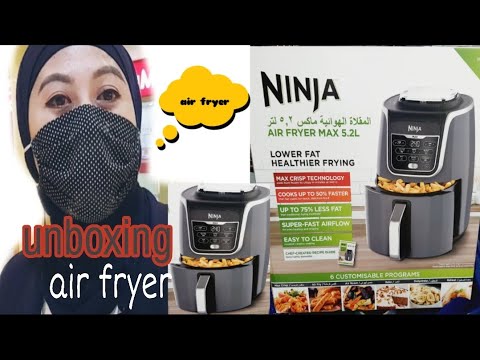 UNBOXING THE NINJA AIR FRYER MAX 5.2L AF160UK 