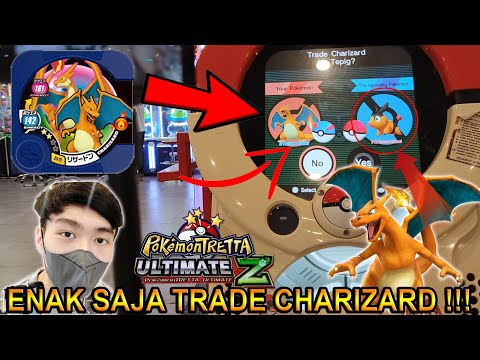 DAPAT CHARIZARD MALAH DI MINTA TRADE BEGINIAN ??? - POKEMON TRETTA MEW INDONESIA #7