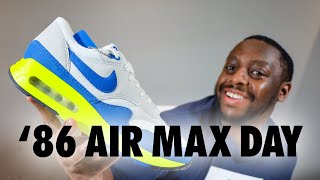 Nike Air Max 1 '86 AMD Royal Blue On Foot Sneaker Review QuickSchopes 661 Schopes HF2903 100 Day
