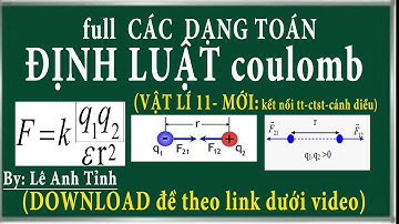 Phương pháp giải các dạng bài tập về điện tích, định luật cu-lông-p1