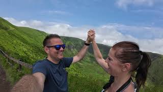 Our hiking adventure FAIAL ISLAND 🌋 HORTA AZORES. Aerial and Action video