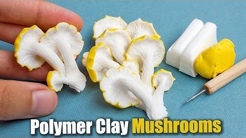 Polymer Clay Mushroom Sculpture // How To Tutorial