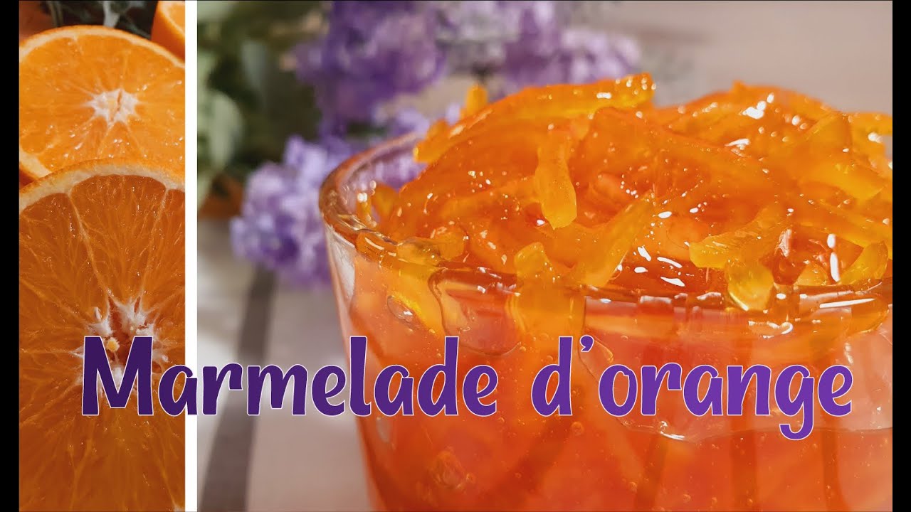 Marmelade d'orange à préparer en quelque minutes(4K)أسهل وألذ مربى البرتقال #marmelade #orange #مربى