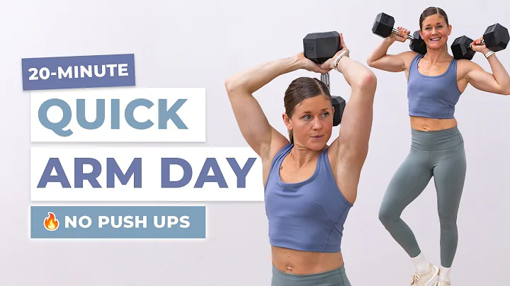 20-Minute Quick Arm Workout (No Push Ups)