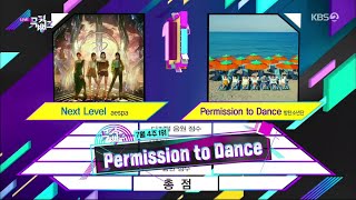 210723 Bts Permission To Dance 4Th Win Music Bank Todays Winner