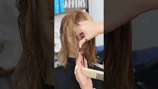 SIDE Part with SHORTER Layers Haircut