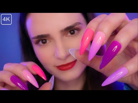ASMR Scratching Your Face Until You SLEEP 😴 EXTREME Nails , Mic Scratching & TINGLES 😵‍💫 No Talking