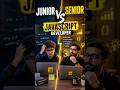 Junior vs Senior JavaScript Developer | Beginner vs Pro #coding #interview #programming #shorts