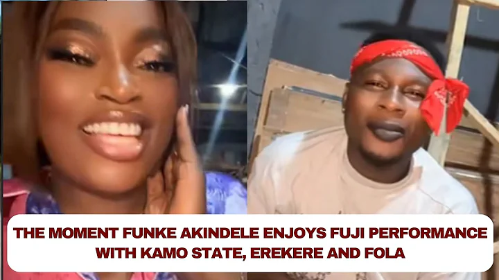 The moment Funke Akindele enjoys Fuji performance with Kamo State, Erekere and Fola