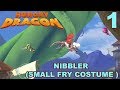 HUNGRY DRAGON - NIBBLER ( SMALL FRY COSTUME ) GAMEPLAY - #1