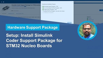 Install Simulink Coder Support Package for STM32 Nucleo Boards