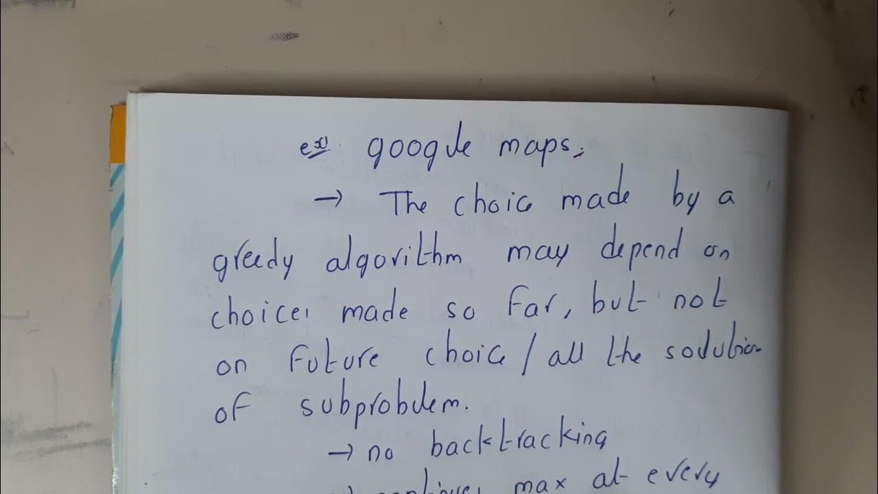 Lec 18 All About Greedy Algorithm ||Algorithms || GATE Insights Version ...