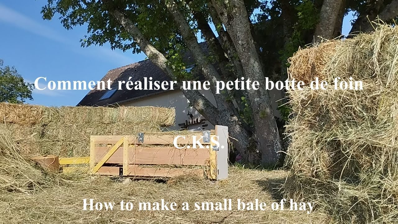 🌾 Comment réaliser une botte de foin - How to make a small bale of hay