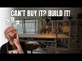 Work Desk with Built in Storage on Wheels (DIY Woodworking Project)