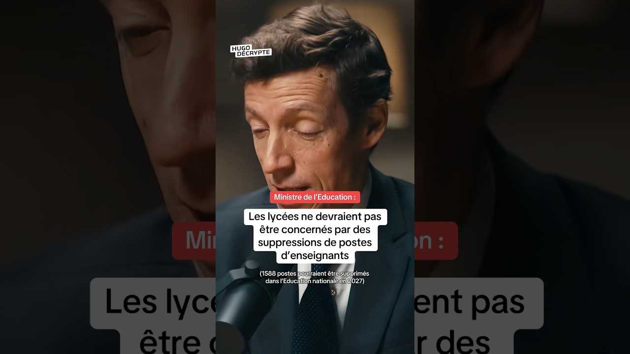 Les lycées ne devraient pas être concernés par des suppressions de postes d’enseignants.