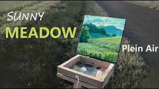 Capturing Depth and Sunlight | Landscape Oil Painting, Plein Air Demo