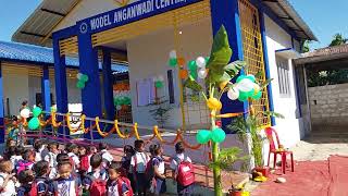 Opening ceremony of Model  Anganwadi Centre ,Bijaypur ,Malini pur GP.