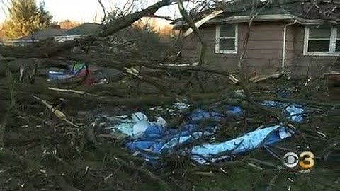 Residents in Mercer County discuss storm damage after Tornado Warning