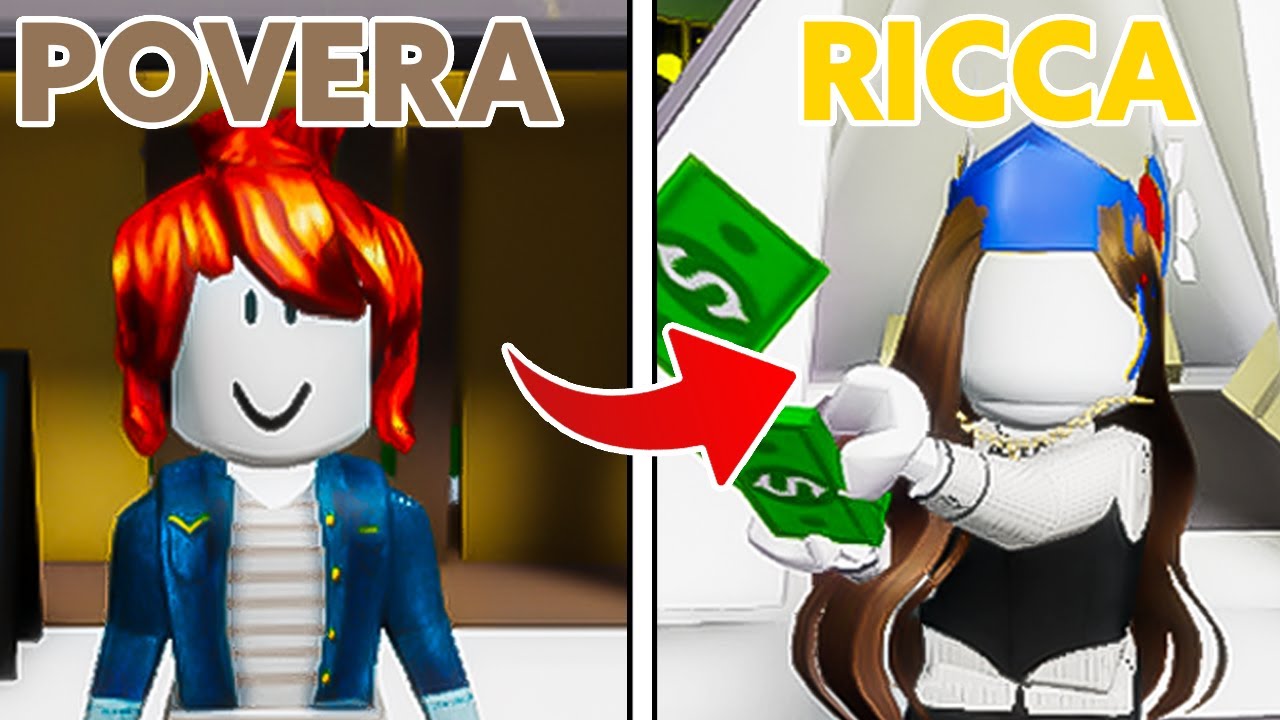 ACCOUNT DA SUPER POVERA CONTRO ACCOUNT DA SUPER RICCA SU BROOKHAVEN ROBLOX!