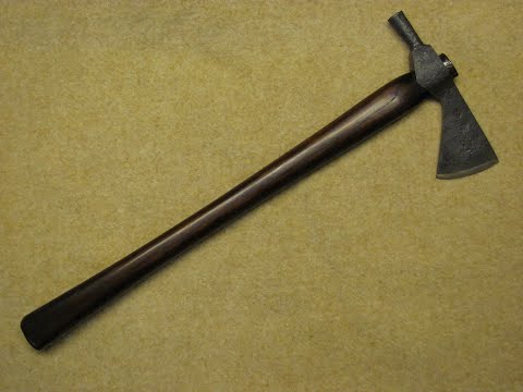 Making an axe handle.
