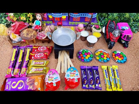 Miniature All Chocolate Cake Recipe | All Cadbury Dairy Milk Bubbly Chocolate Cake | Gems Chocolate