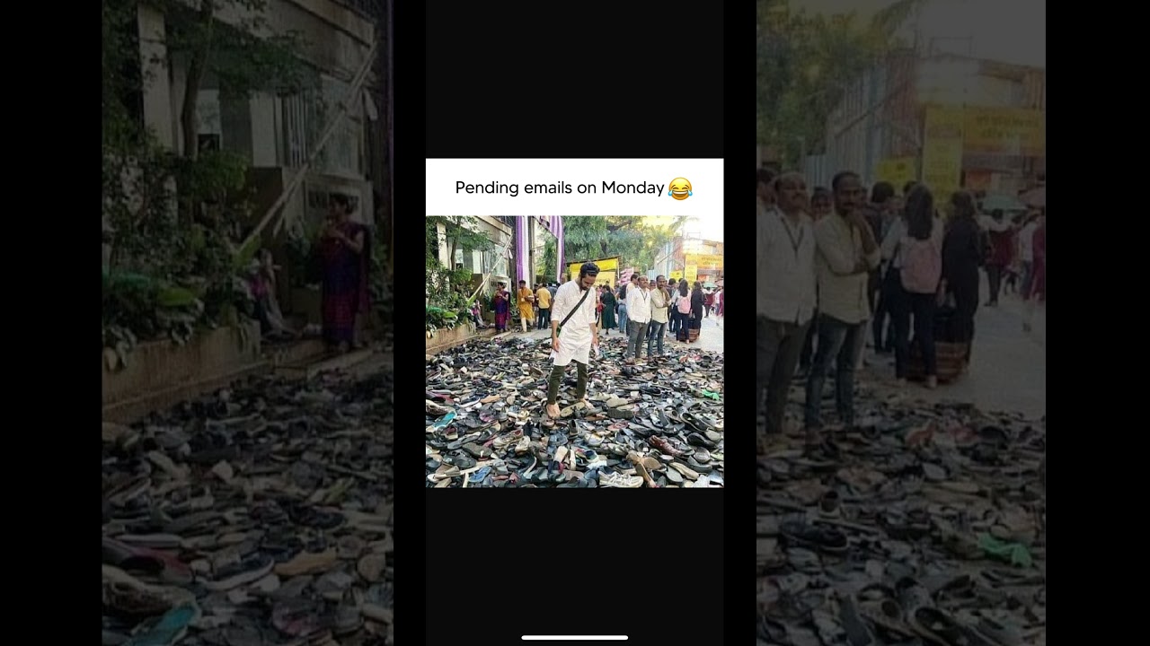 Pending emails on Monday 😂 