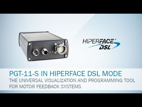 Tutorial sVip® – PGT-11-S in HIPERFACE DSL Mode | SICK AG