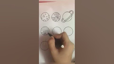 planets drawing || art ||shorts