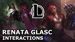 Renata Glasc Interactions With Other Champions Voice Lines League Of Legends Quotes