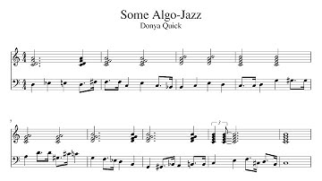 Some Algo-Jazz