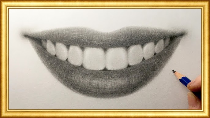 Pin by AngiesArt on Drawing  Lips drawing, Smile drawing, Mouth drawing