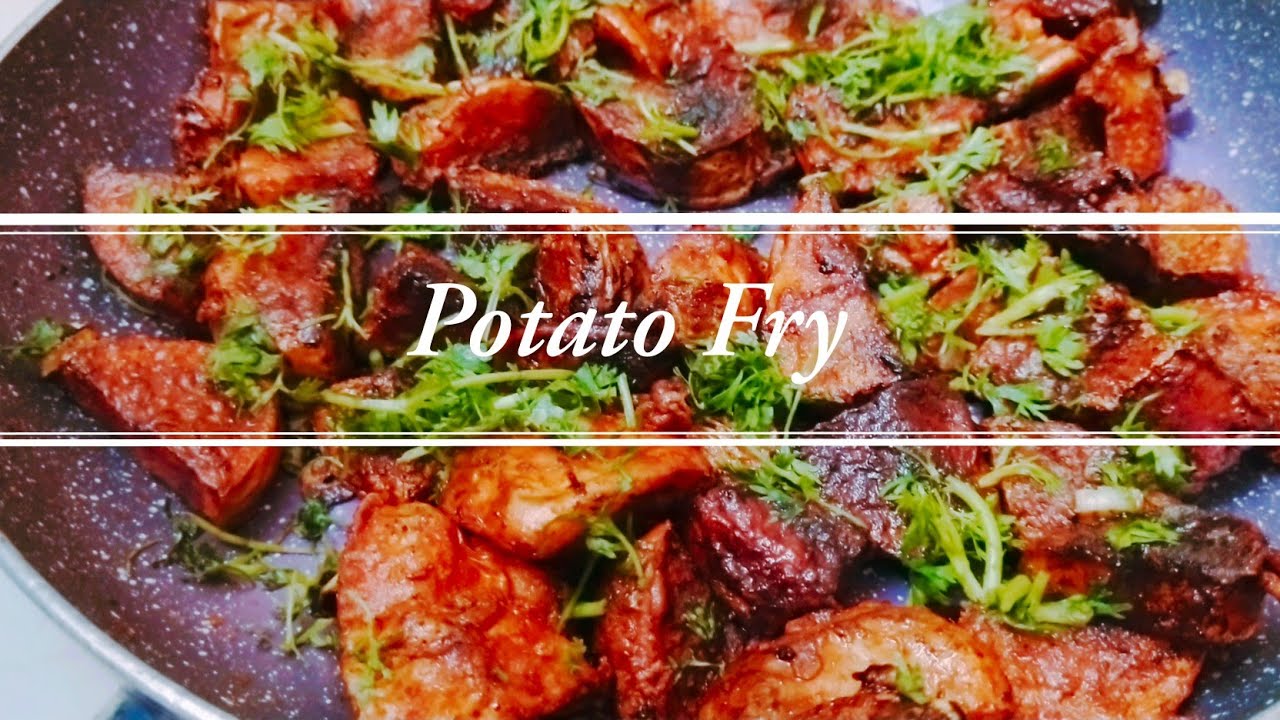 Spicy Potato Fry Recipe How to make Aloo Fry Simple & Tasty Potato