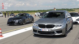 750HP BMW M5 F90 vs 850HP Toyota Supra Mk5