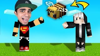 ماين كرافت : هجمنا على النحلة الشريرة | Minecraft !! 