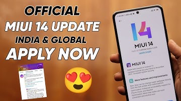 OFFICIAL MIUI 14 INDIA UPDATE HERE || MIUI 14 BETA TESTER APPLY NOW 😍