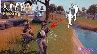 Acting Like a Default Then Flexing Rare Emotes Fortnite Party Royale