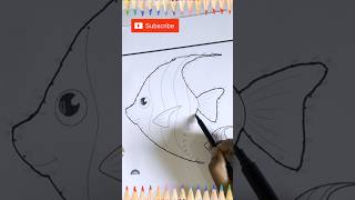 Draw fish by connecting dots for beginners #drawing #drawfish #shorts #shortvideo #youtubeshorts