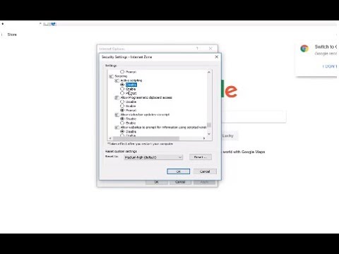 How to Disable